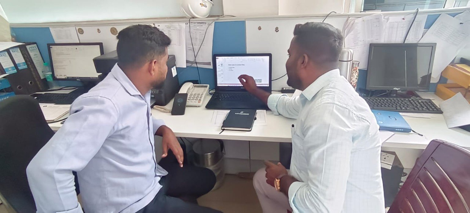 Customer technical support session